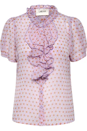 Cream Bluse 