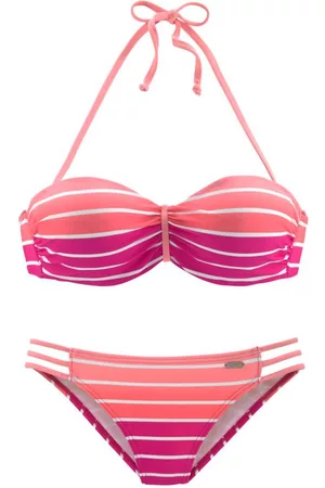 Venice Beach Damen Bandeau Bikinis - Bügel-Bandeau-Bikini