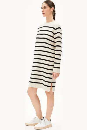 Armedangels MINIAA STRIPES Relaxed Fit Strickkleid - (L)