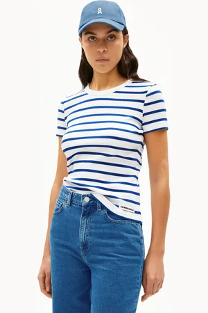 Armedangels KARDAA STRIPES Slim Fit T-Shirt - (L)