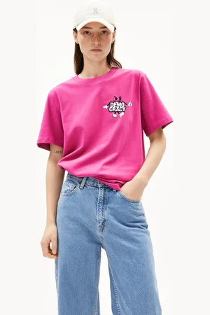 Armedangels BLAAKE DEMOCRACY Unisex Relaxed Fit T-Shirt - (L)