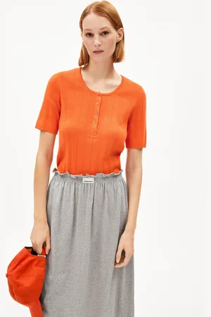 Armedangels CRISPINAA CREPE Slim Fit Stricktop - (L)