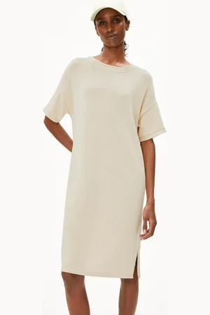 Armedangels LINAA LINO Relaxed Fit Strickkleid - (L)