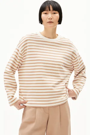 Armedangels FRANKAA MAARLEN STRIPE Oversized Fit Sweatshirt - (L)