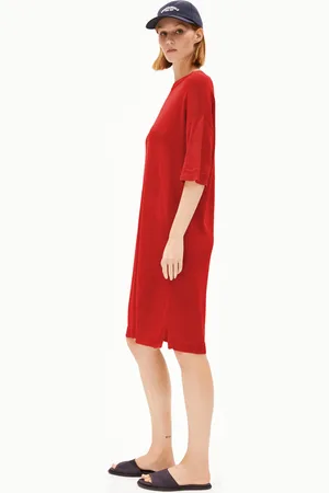 Armedangels LINAA LINO Relaxed Fit Strickkleid - (L)