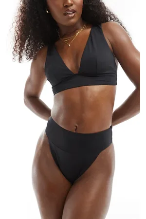 ASOS Maya mix and match sleek plunge bikini top in