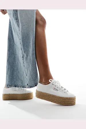 Superga 2790 flatform espadrille trainers in