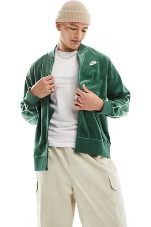 Nike Club velour jacket in