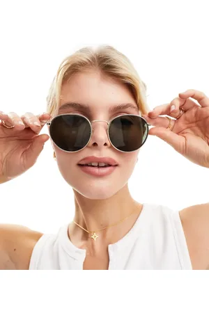 Weekday Unisex Explore round sunglasses in