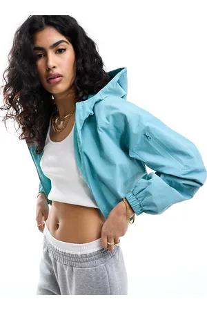 ASOS Cropped hooded rain jacket in