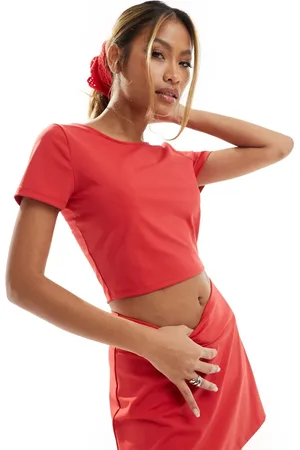 Stradivarius Sport baby tee in co-ord