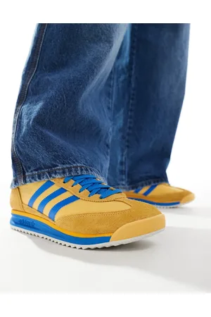 adidas SL 72 RS trainers in yellow and blue