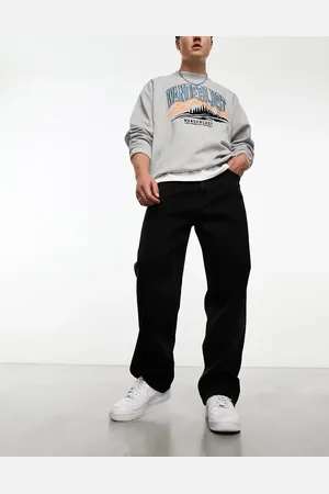 Weekday Galaxy baggy fit straight leg jeans in tuned