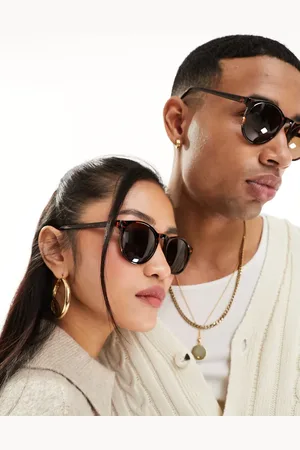AJ Morgan Grad school round sunglasses in tortoiseshell