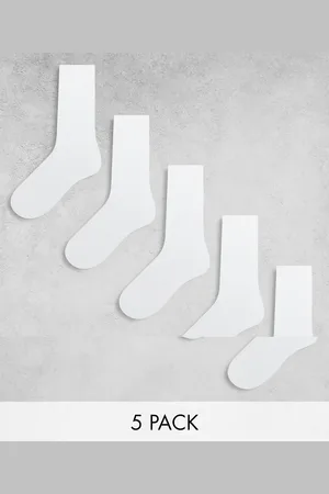 JACK & JONES 5 pack tennis socks in