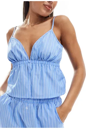 4th & Reckless Aviva stripe button cami in