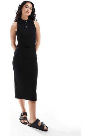 ASOS Polo sleeveless midi dress in