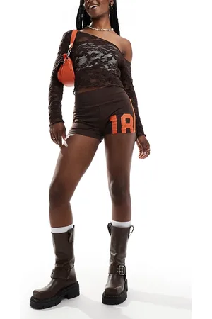 COLLUSION Micro jersey short in