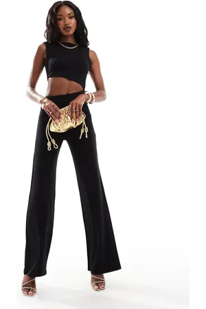 ASOS Asymmetric cut out wide leg jumpsuit in