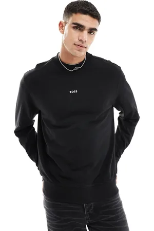HUGO BOSS Wesmall logo crewneck sweatshirt in