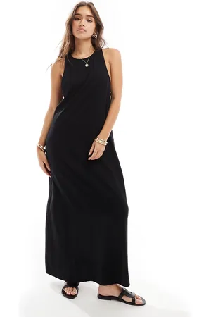 ASOS Twist back column midi dress in