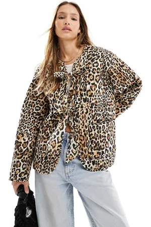 ASOS Quilted animal jacket