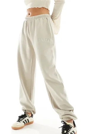 Kaiia Petite cuffed joggers in stone
