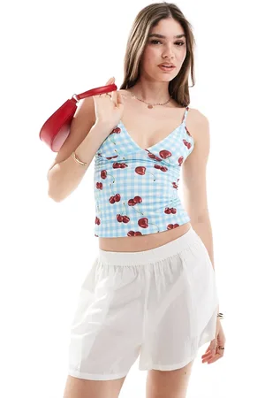 ASOS Cherry gingham cami top