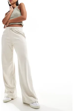 Stradivarius Wide leg jogger in stone