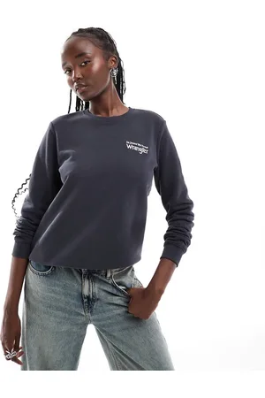 Wrangler Chest logo sweatshirt in faded