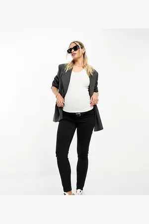 ASOS ASOS DESIGN Maternity skinny jeans in washed