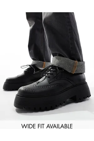 ASOS Chunky lace up brogue shoes in