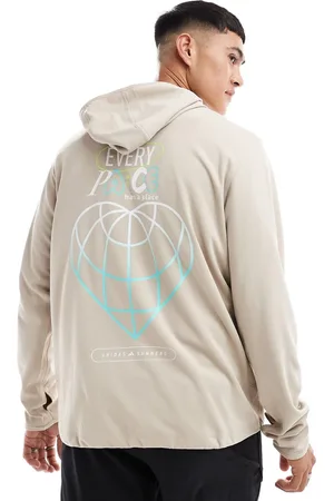 adidas Adidas Running Own The Run hoodie in beige