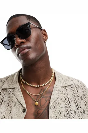 ASOS Retro metal sunglasses with smoke lens in gunmetal and matte