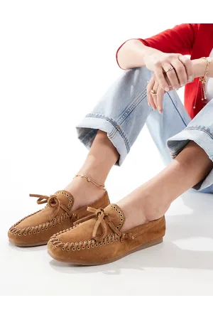 ASOS Merit leather boat shoe in tan