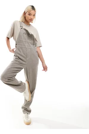 Dickies Classic hickory striped dunagrees in