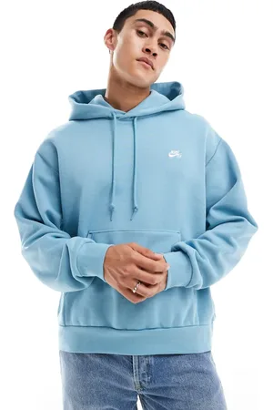 Nike Essential logo hoodie in light
