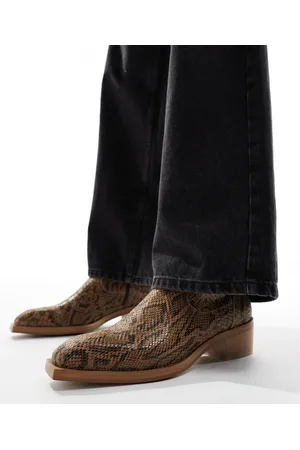 ASOS Chelsea boot in snake print