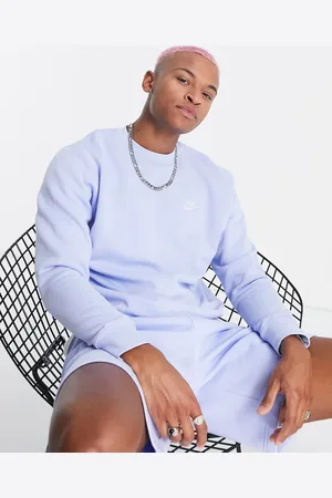 Nike Club Fleece crew neck sweatshirt in pale