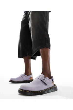 Dr. Martens Jorge II mules in lilac suede