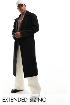 ASOS Oversized wool look overcoat in