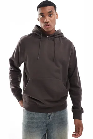 JACK & JONES Super oversized hoodie in chocolate