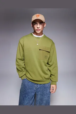 Champion Legacy pocket crew neck sweatshirt in