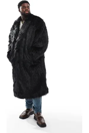 ASOS Faux fur overcoat in