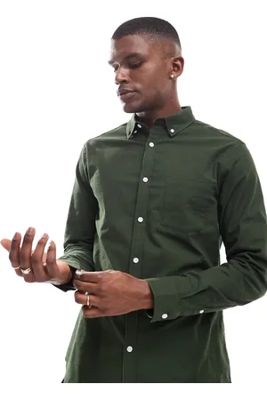 ASOS Slim stretch oxford shirt in