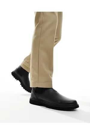 Calvin Klein Eva mid leather chelsea boots in