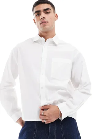 ASOS Boxy oversized poplin shirt in