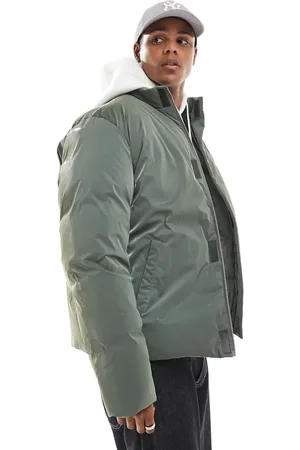 ASOS Oversized metallic puffer jacket
