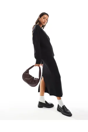 Object Structured knit midi skirt co-ord in