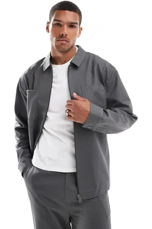 ASOS Slim trucker jacket smart co-ord in twill